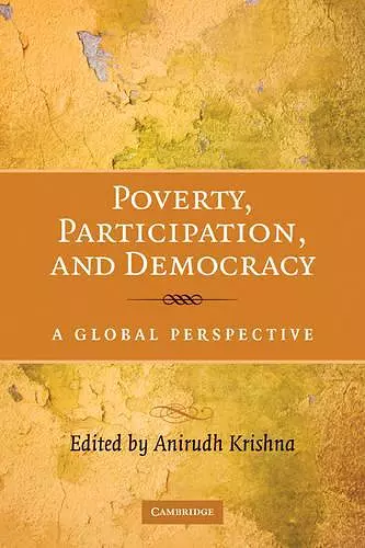 Poverty, Participation, and Democracy cover