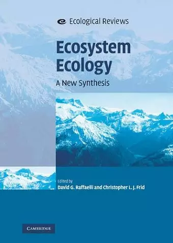 Ecosystem Ecology cover