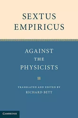 Sextus Empiricus cover