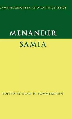 Menander: Samia (The Woman from Samos) cover