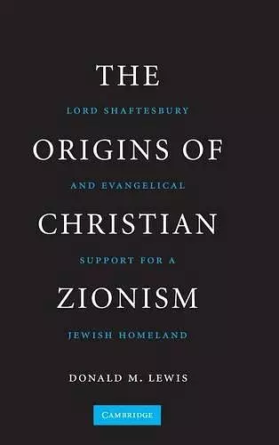 The Origins of Christian Zionism cover