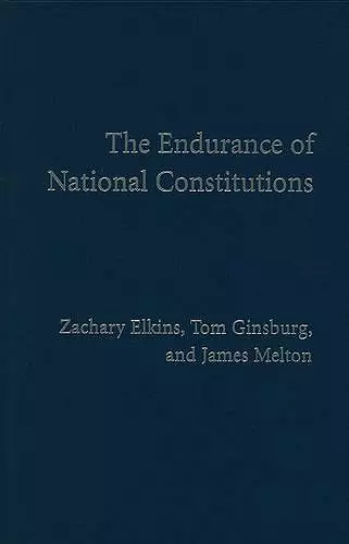 The Endurance of National Constitutions cover