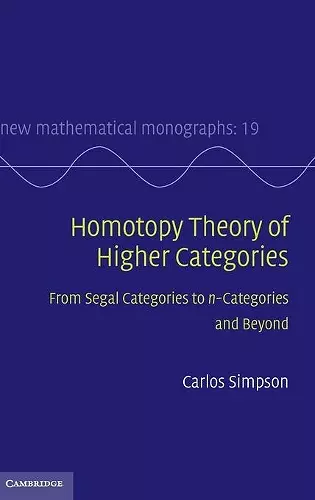 Homotopy Theory of Higher Categories cover