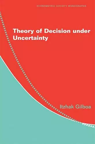 Theory of Decision under Uncertainty cover