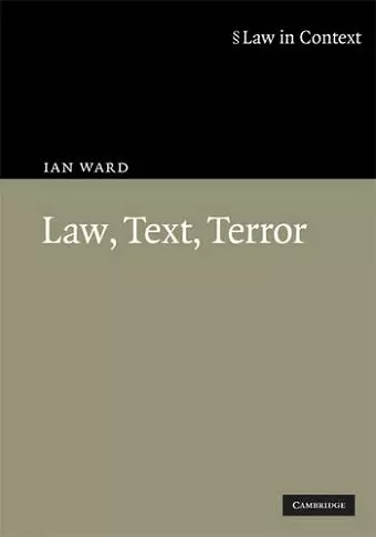 Law, Text, Terror cover