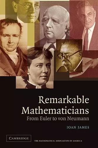 Remarkable Mathematicians cover