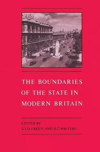 The Boundaries of the State in Modern Britain cover