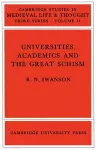 Universities, Academics and the Great Schism cover