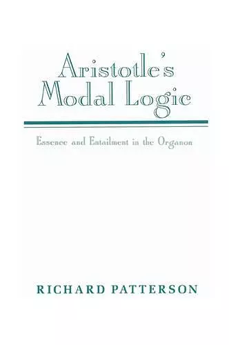Aristotle's Modal Logic cover
