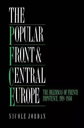 The Popular Front and Central Europe cover