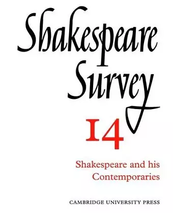 Shakespeare Survey cover