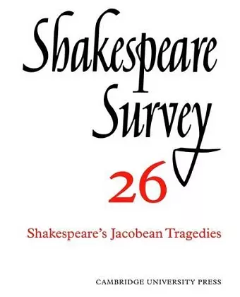 Shakespeare Survey cover