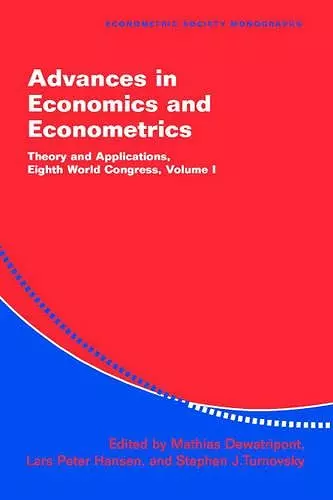 Advances in Economics and Econometrics cover