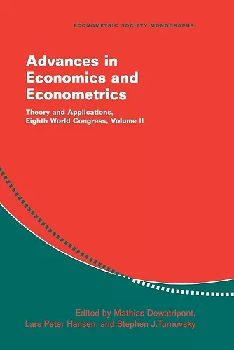 Advances in Economics and Econometrics cover