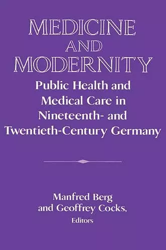 Medicine and Modernity cover