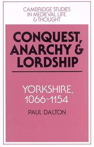 Conquest, Anarchy and Lordship cover