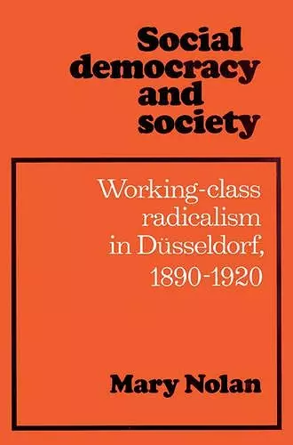 Social Democracy and Society cover