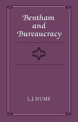 Bentham and Bureaucracy cover