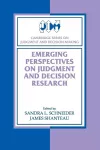 Emerging Perspectives on Judgment and Decision Research cover