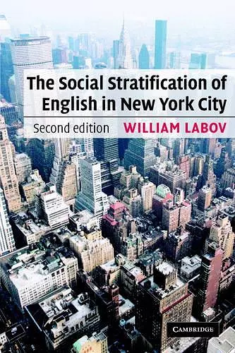 The Social Stratification of English in New York City cover