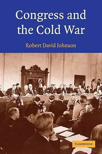 Congress and the Cold War cover