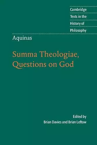 Aquinas: Summa Theologiae, Questions on God cover