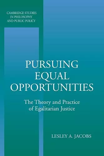 Pursuing Equal Opportunities cover