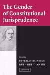 The Gender of Constitutional Jurisprudence cover