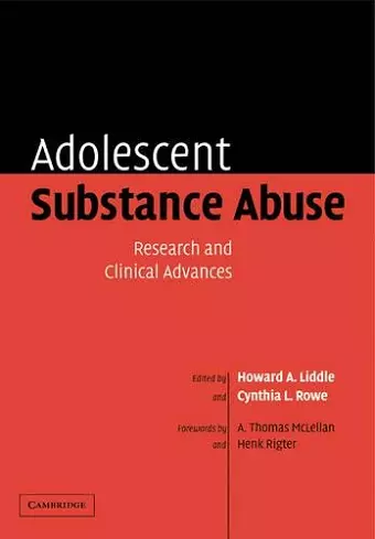 Adolescent Substance Abuse cover