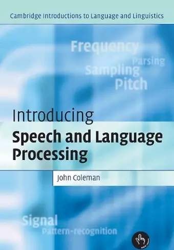 Introducing Speech and Language Processing cover