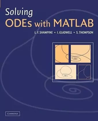 Solving ODEs with MATLAB cover