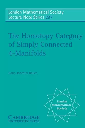 The Homotopy Category of Simply Connected 4-Manifolds cover