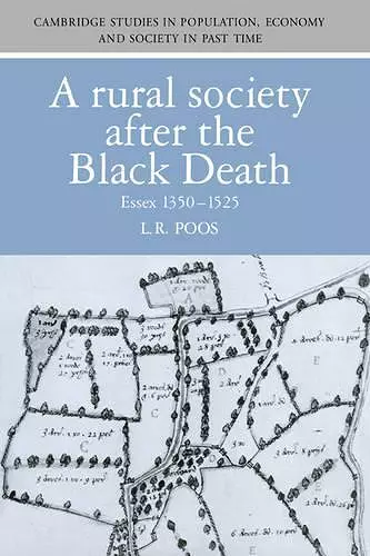 A Rural Society after the Black Death cover