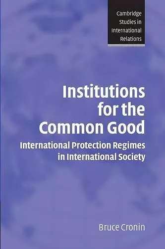 Institutions for the Common Good cover