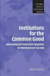 Institutions for the Common Good cover