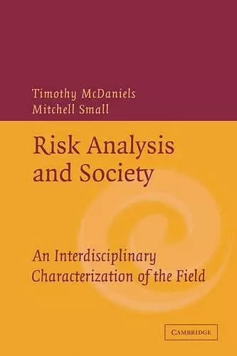 Risk Analysis and Society cover