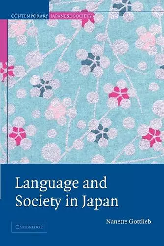 Language and Society in Japan cover