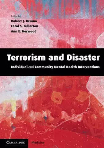 Terrorism and Disaster Paperback with CD-ROM cover