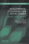 Developmental Psychology and Social Change cover