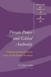 Private Power and Global Authority cover