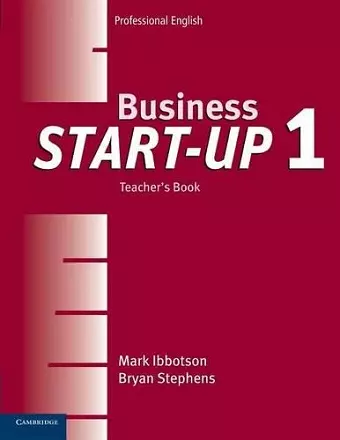 Business Start-Up 1 Teacher's Book cover