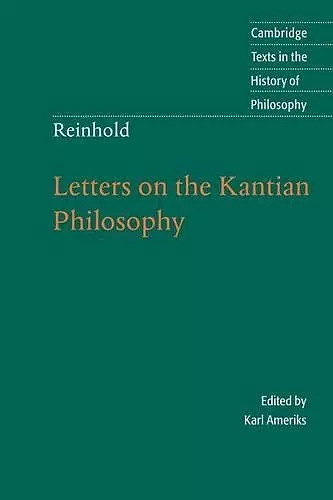 Reinhold: Letters on the Kantian Philosophy cover