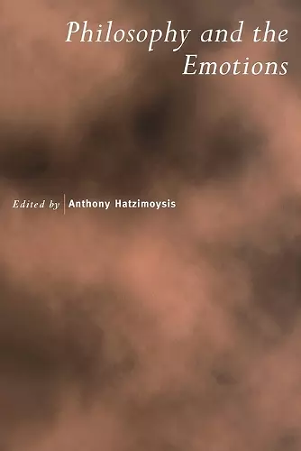 Philosophy and the Emotions cover