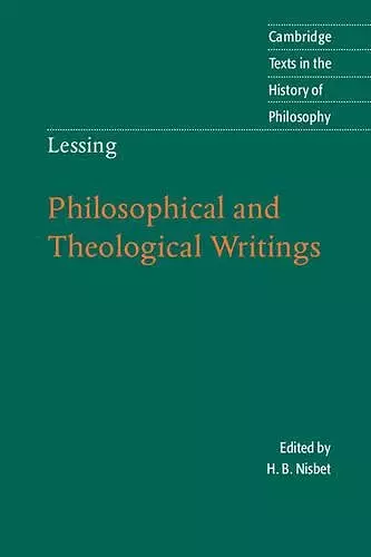 Lessing: Philosophical and Theological Writings cover