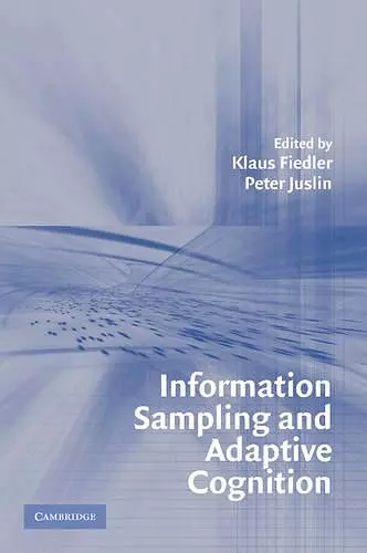 Information Sampling and Adaptive Cognition cover