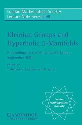 Kleinian Groups and Hyperbolic 3-Manifolds cover