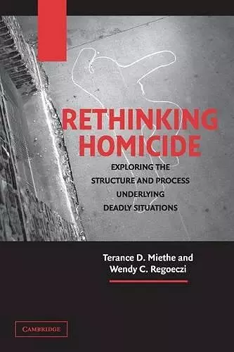Rethinking Homicide cover