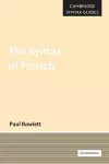 The Syntax of French cover