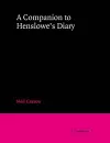 A Companion to Henslowe's Diary cover