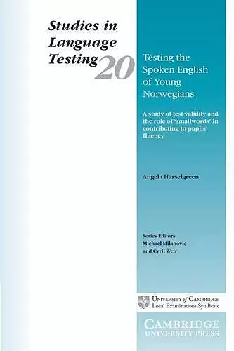 Testing the Spoken English of Young Norwegians cover